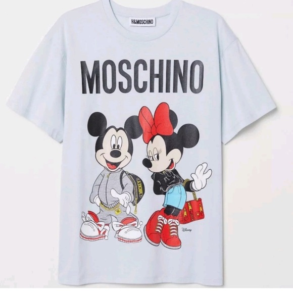 Moschino x H&M Mickey & Minnie T shirt New with Tags! - Picture 7 of 7